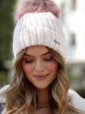 Light pink winter hat C1 - Online store - Boutique